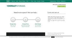 Desktop Screenshot of eversleystorage.co.uk